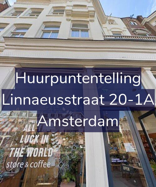 Foto gevel Huurpuntentelling voor Linnaeusstraat 20-1A, Amsterdam