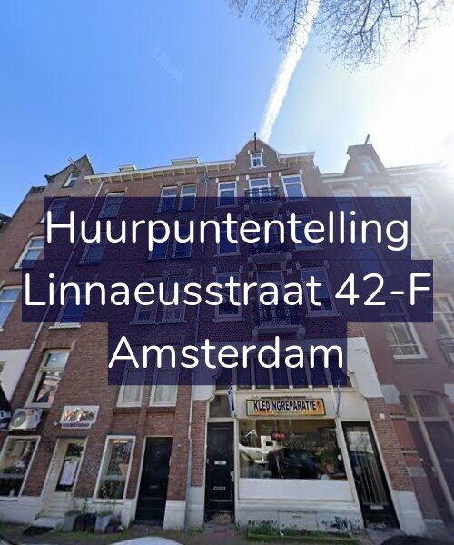 Foto gevel Huurpuntentelling voor Linnaeusstraat 42-F, Amsterdam