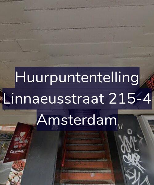Foto gevel Huurpuntentelling voor Linnaeusstraat 215-4, Amsterdam