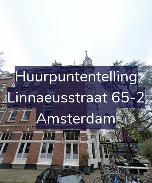 Foto gevel Huurpuntentelling voor Linnaeusstraat 65-2, Amsterdam