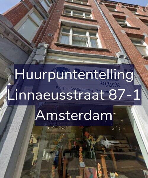 Foto gevel Huurpuntentelling voor Linnaeusstraat 87-1, Amsterdam