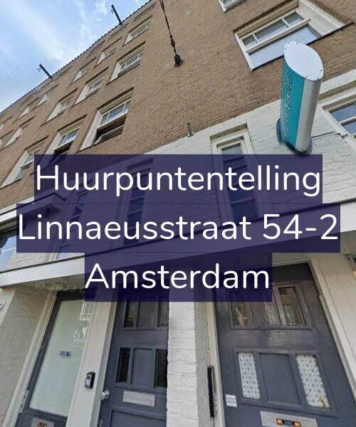 Foto gevel Huurpuntentelling voor Linnaeusstraat 54-2, Amsterdam
