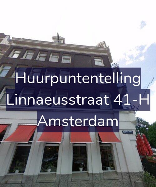 Foto gevel Huurpuntentelling voor Linnaeusstraat 41-H, Amsterdam