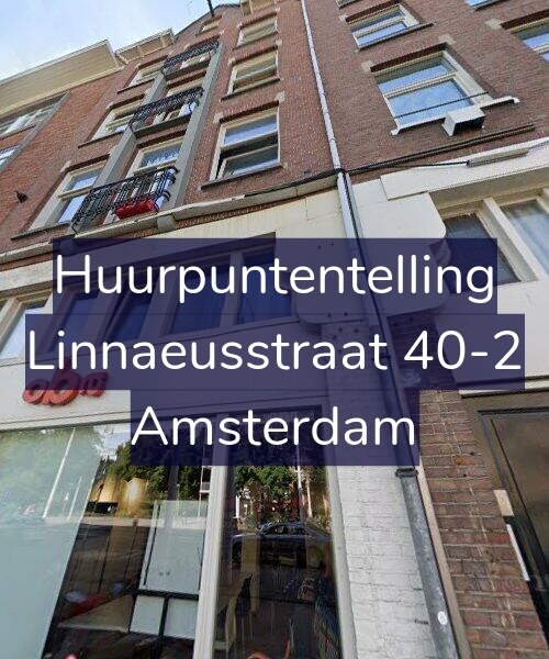 Foto gevel Huurpuntentelling voor Linnaeusstraat 40-2, Amsterdam