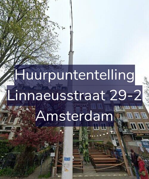 Foto gevel Huurpuntentelling voor Linnaeusstraat 29-2, Amsterdam