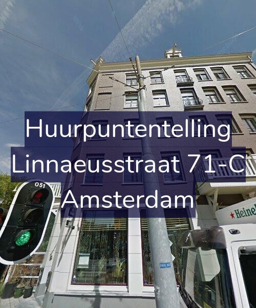 Foto gevel Huurpuntentelling voor Linnaeusstraat 71-C, Amsterdam