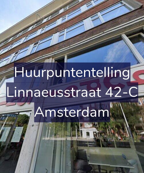 Foto gevel Huurpuntentelling voor Linnaeusstraat 42-C, Amsterdam