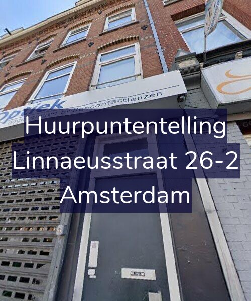 Foto gevel Huurpuntentelling voor Linnaeusstraat 26-2, Amsterdam