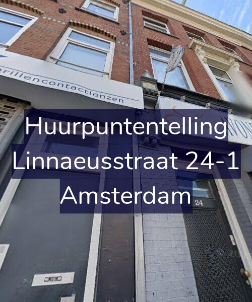 Foto gevel Huurpuntentelling voor Linnaeusstraat 24-1, Amsterdam