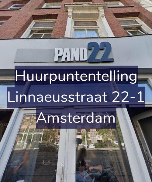 Foto gevel Huurpuntentelling voor Linnaeusstraat 22-1, Amsterdam