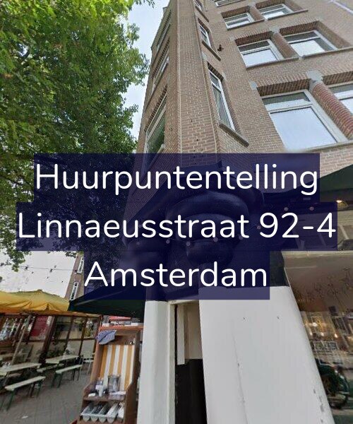 Foto gevel Huurpuntentelling voor Linnaeusstraat 92-4, Amsterdam