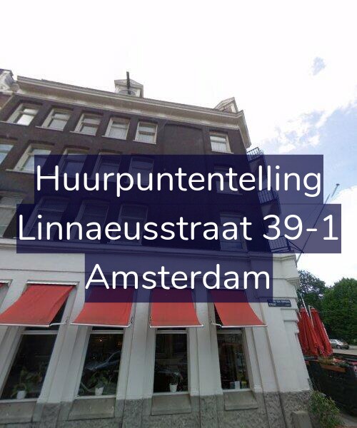 Foto gevel Huurpuntentelling voor Linnaeusstraat 39-1, Amsterdam