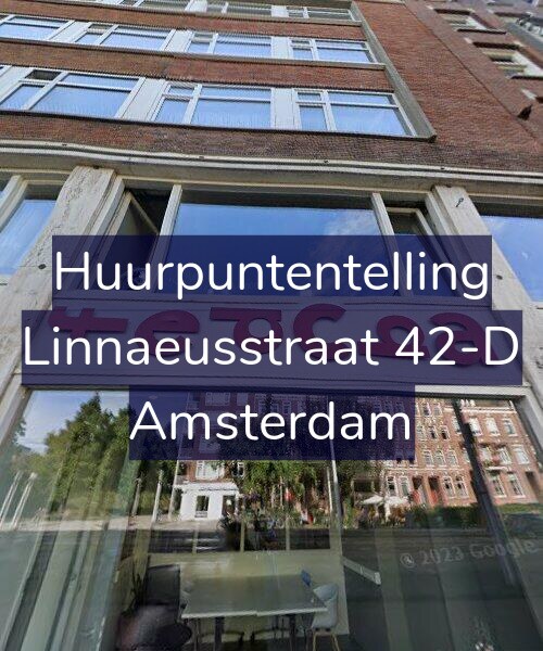 Foto gevel Huurpuntentelling voor Linnaeusstraat 42-D, Amsterdam