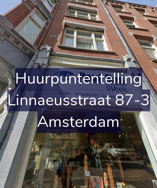 Foto gevel Huurpuntentelling voor Linnaeusstraat 87-3, Amsterdam