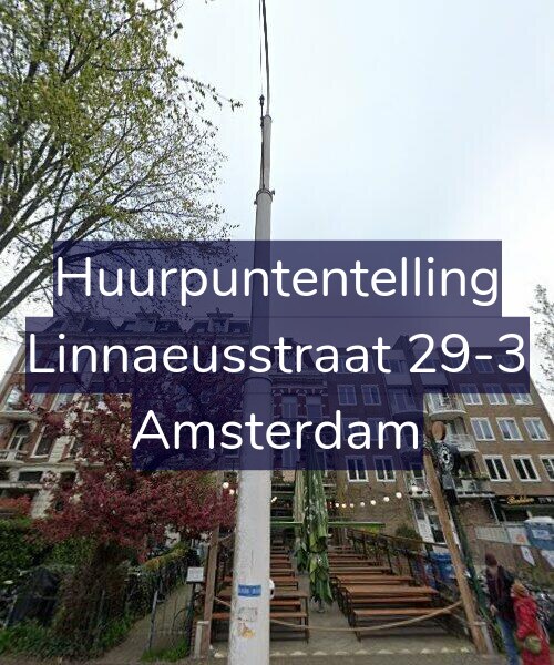 Foto gevel Huurpuntentelling voor Linnaeusstraat 29-3, Amsterdam