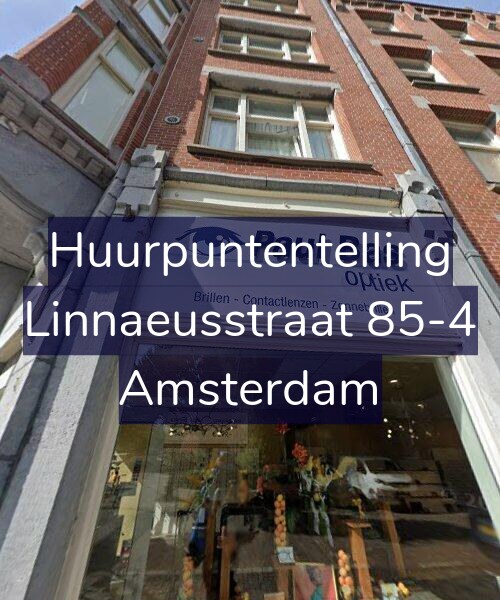 Foto gevel Huurpuntentelling voor Linnaeusstraat 85-4, Amsterdam