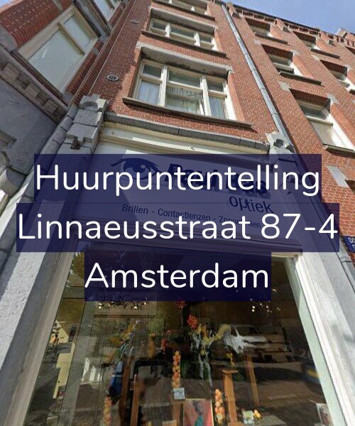 Foto gevel Huurpuntentelling voor Linnaeusstraat 87-4, Amsterdam