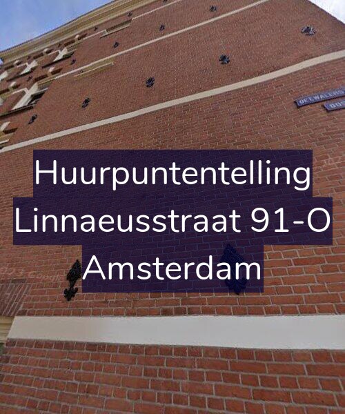 Foto gevel Huurpuntentelling voor Linnaeusstraat 91-O, Amsterdam