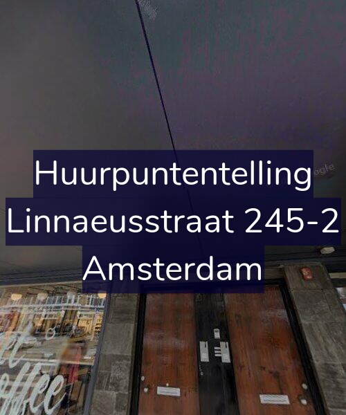 Foto gevel Huurpuntentelling voor Linnaeusstraat 245-2, Amsterdam