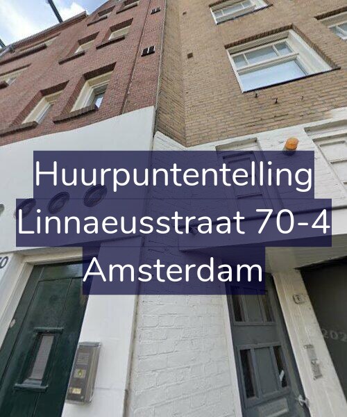 Foto gevel Huurpuntentelling voor Linnaeusstraat 70-4, Amsterdam