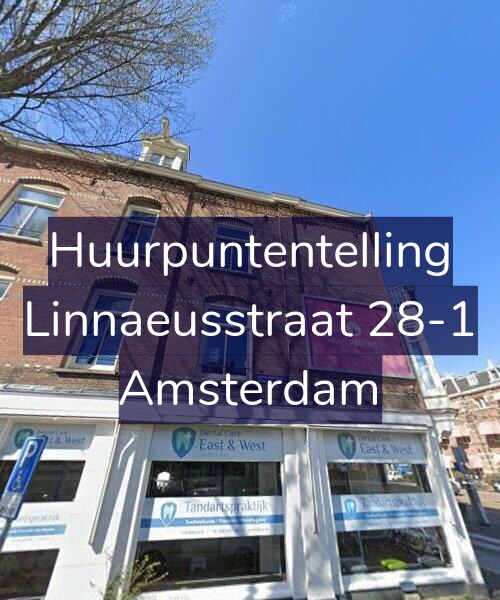 Foto gevel Huurpuntentelling voor Linnaeusstraat 28-1, Amsterdam