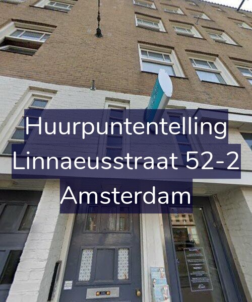 Foto gevel Huurpuntentelling voor Linnaeusstraat 52-2, Amsterdam