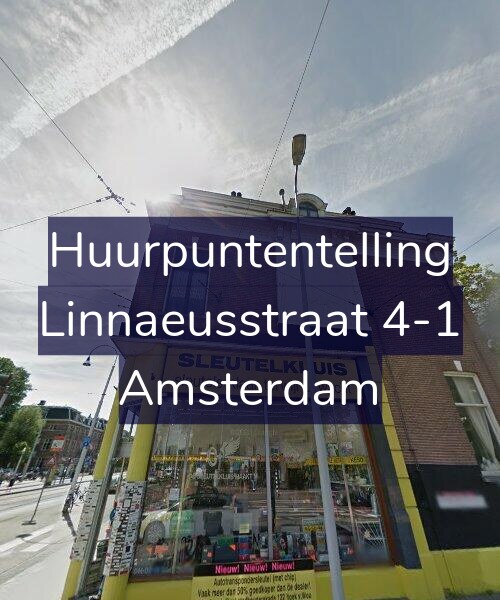 Foto gevel Huurpuntentelling voor Linnaeusstraat 4-1, Amsterdam