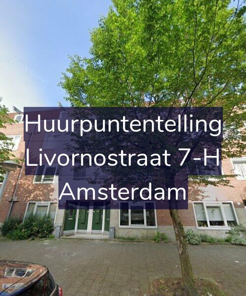Foto gevel Huurpuntentelling voor Livornostraat 7-H, Amsterdam