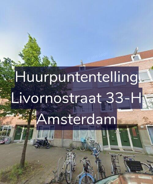 Foto gevel Huurpuntentelling voor Livornostraat 33-H, Amsterdam