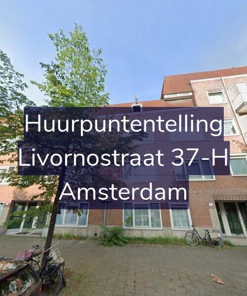 Foto gevel Huurpuntentelling voor Livornostraat 37-H, Amsterdam