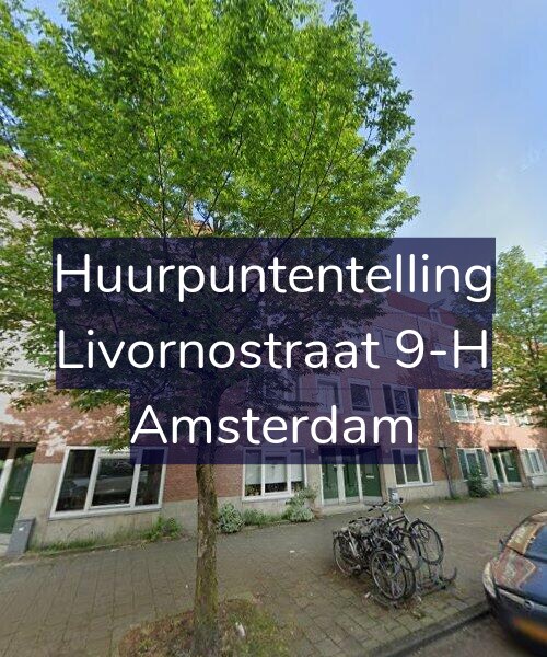 Foto gevel Huurpuntentelling voor Livornostraat 9-H, Amsterdam