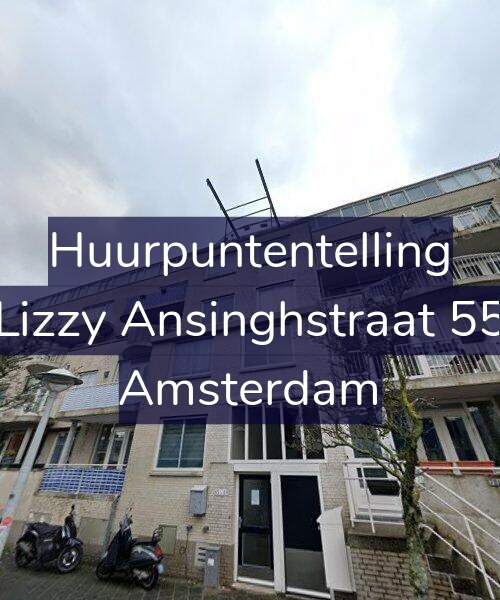 Foto gevel Huurpuntentelling voor Lizzy Ansinghstraat 55, Amsterdam