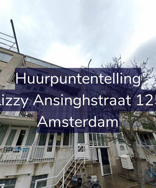 Foto gevel Huurpuntentelling voor Lizzy Ansinghstraat 125, Amsterdam