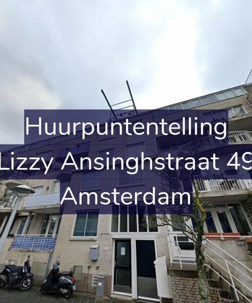 Foto gevel Huurpuntentelling voor Lizzy Ansinghstraat 49, Amsterdam