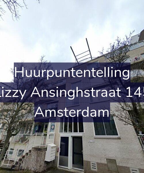 Foto gevel Huurpuntentelling voor Lizzy Ansinghstraat 145, Amsterdam