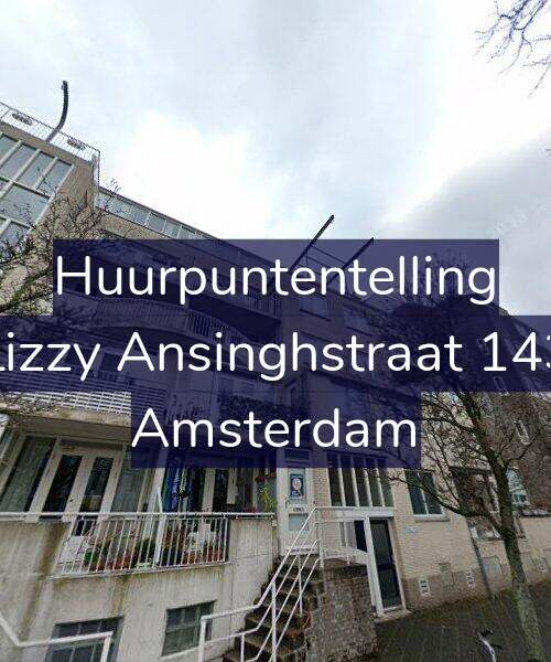 Foto gevel Huurpuntentelling voor Lizzy Ansinghstraat 143, Amsterdam