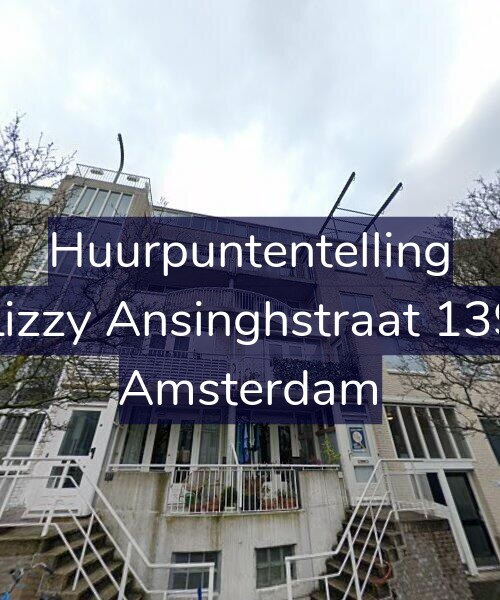 Foto gevel Huurpuntentelling voor Lizzy Ansinghstraat 139, Amsterdam