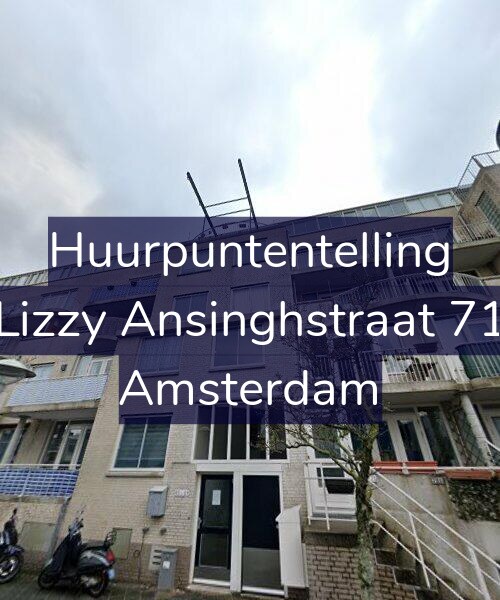 Foto gevel Huurpuntentelling voor Lizzy Ansinghstraat 71, Amsterdam