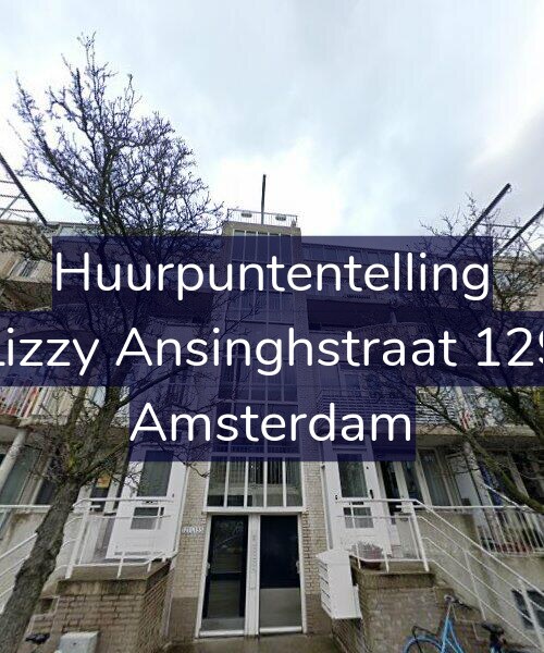 Foto gevel Huurpuntentelling voor Lizzy Ansinghstraat 129, Amsterdam
