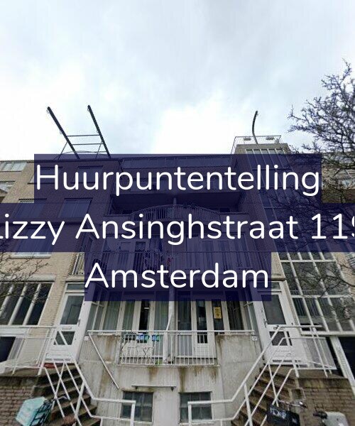 Foto gevel Huurpuntentelling voor Lizzy Ansinghstraat 119, Amsterdam