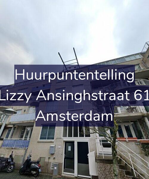 Foto gevel Huurpuntentelling voor Lizzy Ansinghstraat 61, Amsterdam