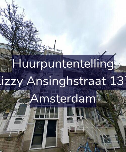 Foto gevel Huurpuntentelling voor Lizzy Ansinghstraat 137, Amsterdam