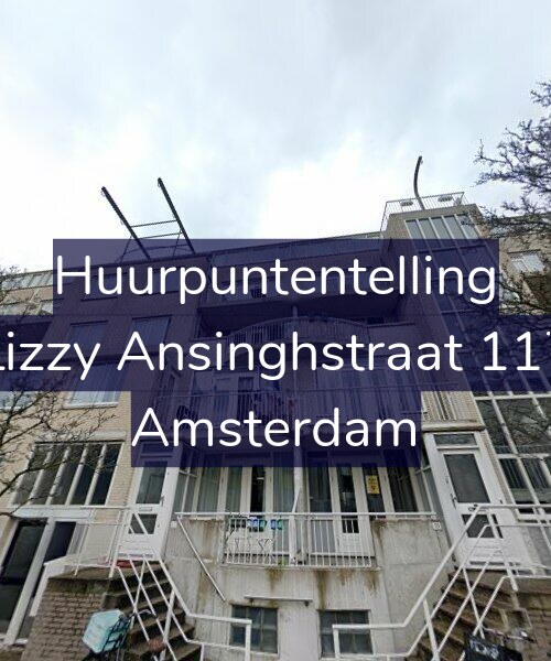 Foto gevel Huurpuntentelling voor Lizzy Ansinghstraat 117, Amsterdam
