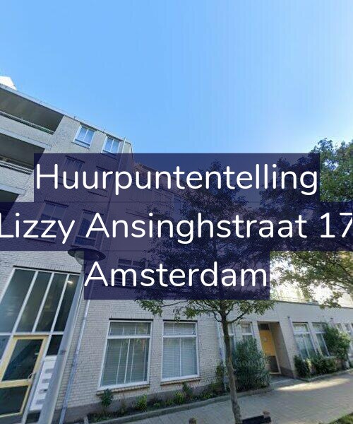 Foto gevel Huurpuntentelling voor Lizzy Ansinghstraat 17, Amsterdam