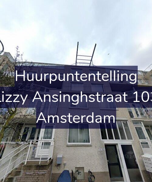 Foto gevel Huurpuntentelling voor Lizzy Ansinghstraat 103, Amsterdam