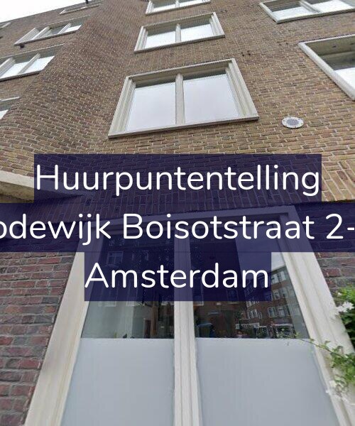 Foto gevel Huurpuntentelling voor Lodewijk Boisotstraat 2-A, Amsterdam