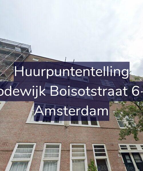 Foto gevel Huurpuntentelling voor Lodewijk Boisotstraat 6-3, Amsterdam