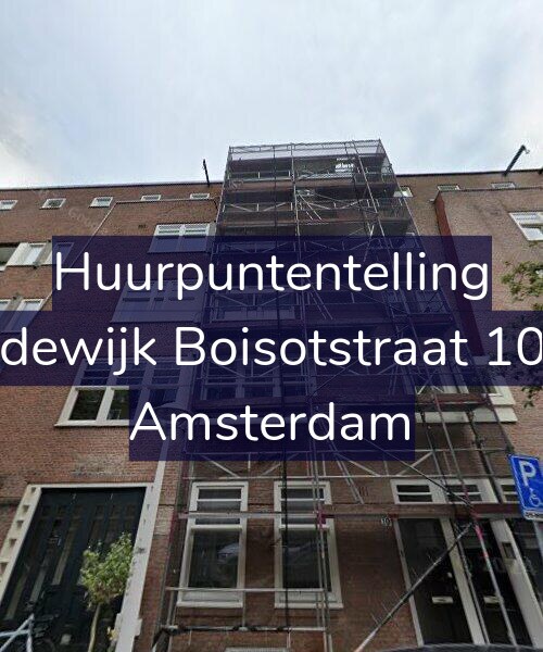 Foto gevel Huurpuntentelling voor Lodewijk Boisotstraat 10-1, Amsterdam