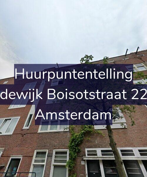 Foto gevel Huurpuntentelling voor Lodewijk Boisotstraat 22-3, Amsterdam