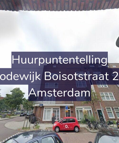 Foto gevel Huurpuntentelling voor Lodewijk Boisotstraat 26, Amsterdam